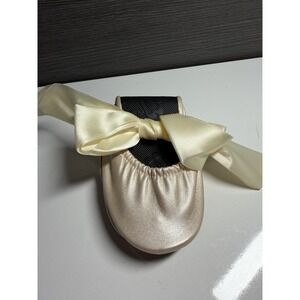 Rescue Flats Champagne Foldable Size Med New - Resuable Bow C-3